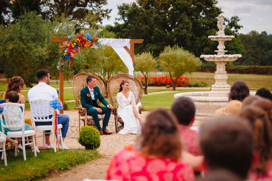 La salle de mariage est décorée en Vendée