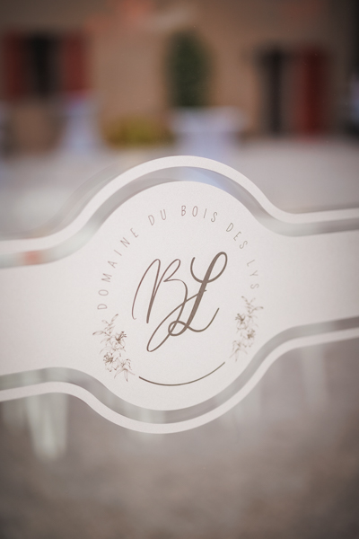 Les mariés descendent l'escalier lors d'un mariage au château de la Sébrandière en Vendée