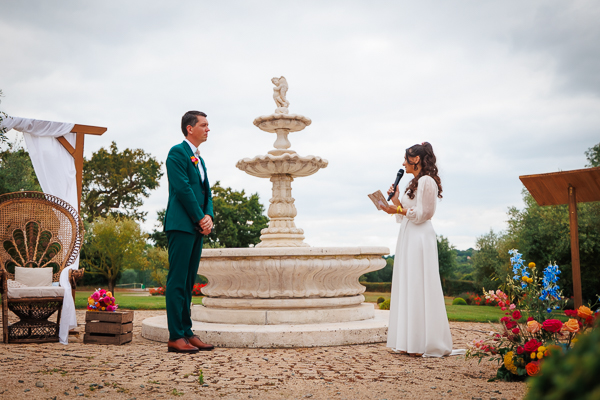 Cérémonie laïque de mariage - Photographe Château de la Corbe Bournezeau