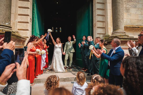 Photographie d'un photographe - Mariés cérémonie de mariage