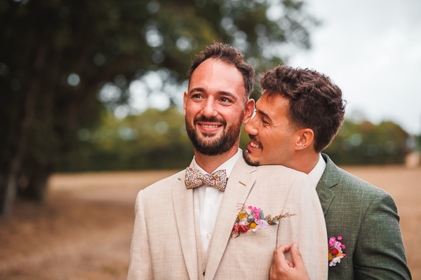 Couple de mariés lors d'une Séance couple - Photographe mariage